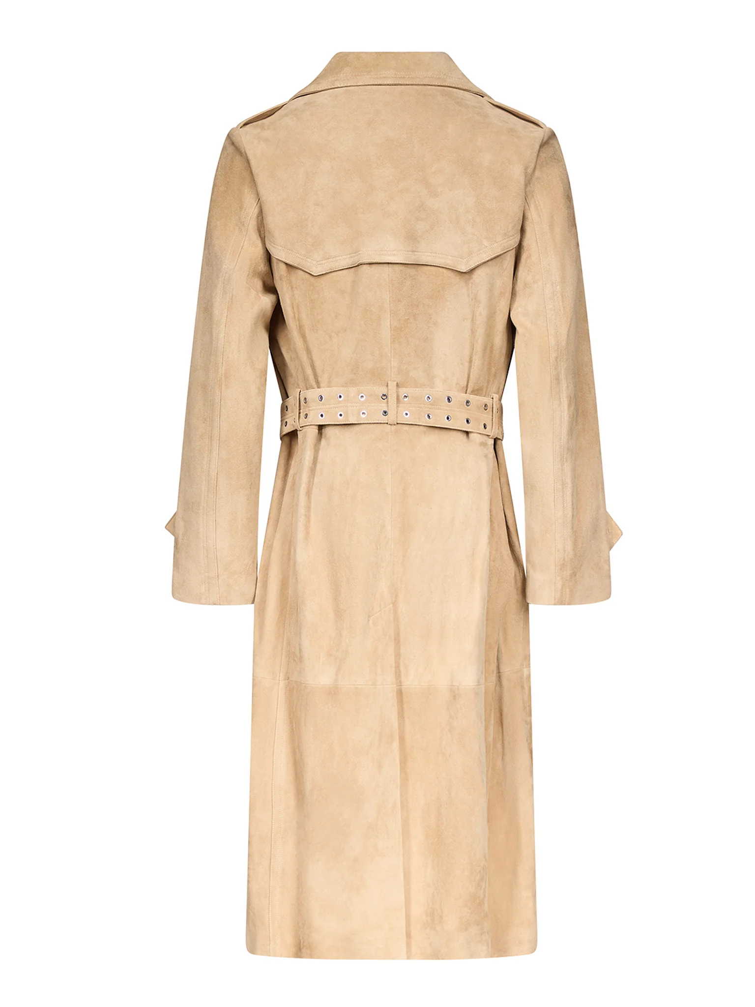 Amanda Trench Coat in Suede - Image 2