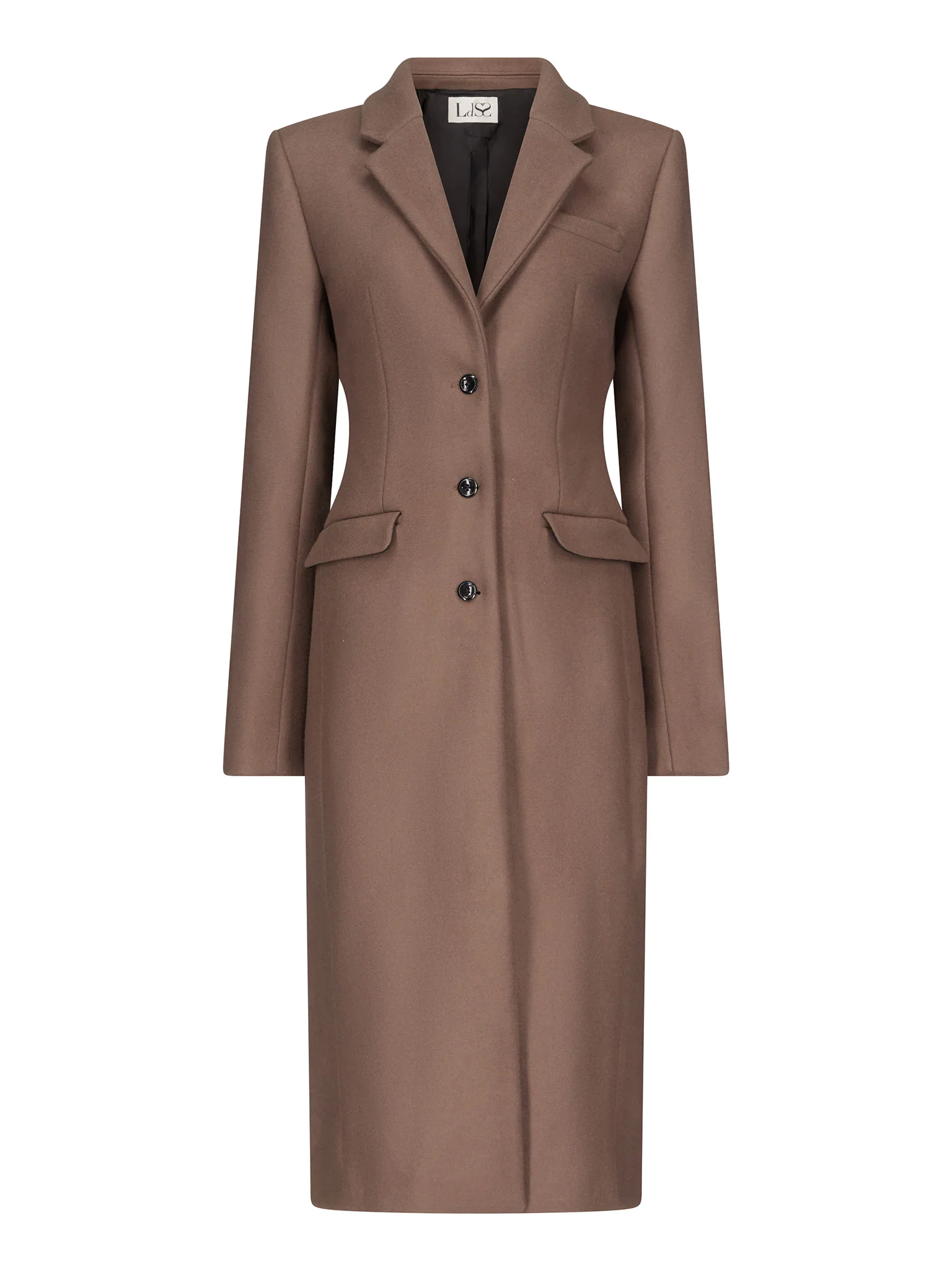 Fitted Coat in Wool