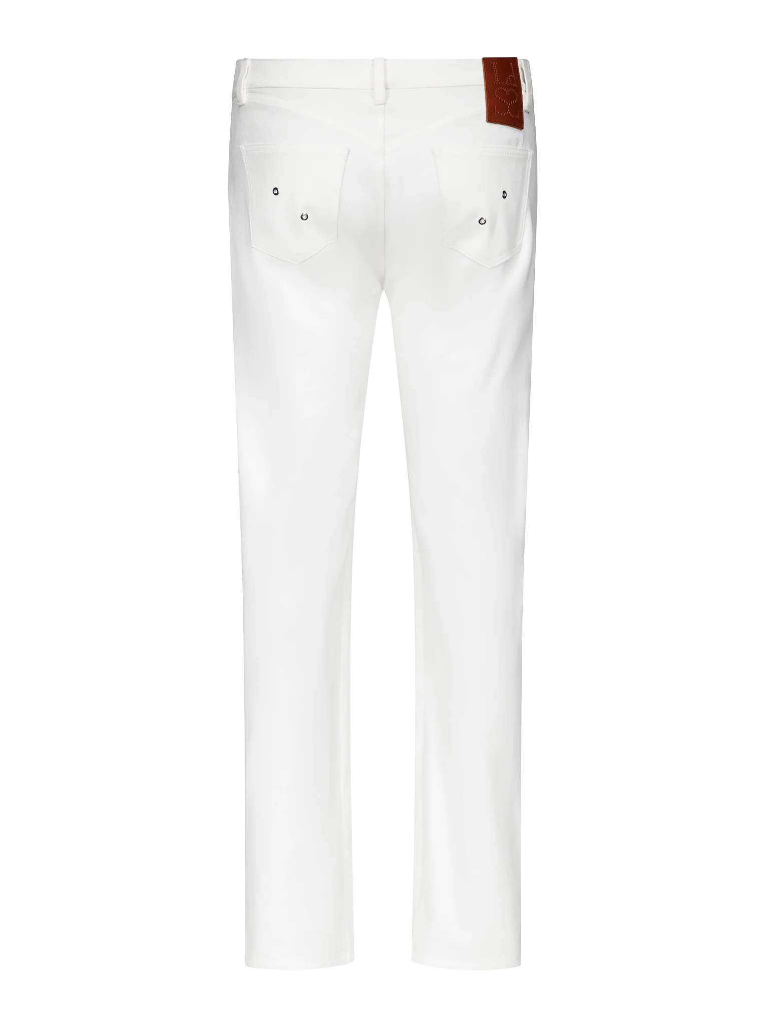 Lace-Up Jeans in Denim - Image 2